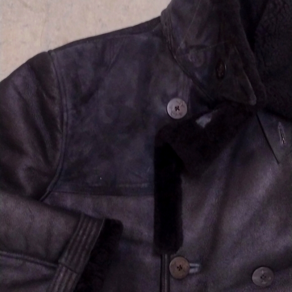 Avirex Highview Sheepskin Shearling Trench - Picture 5 of 11